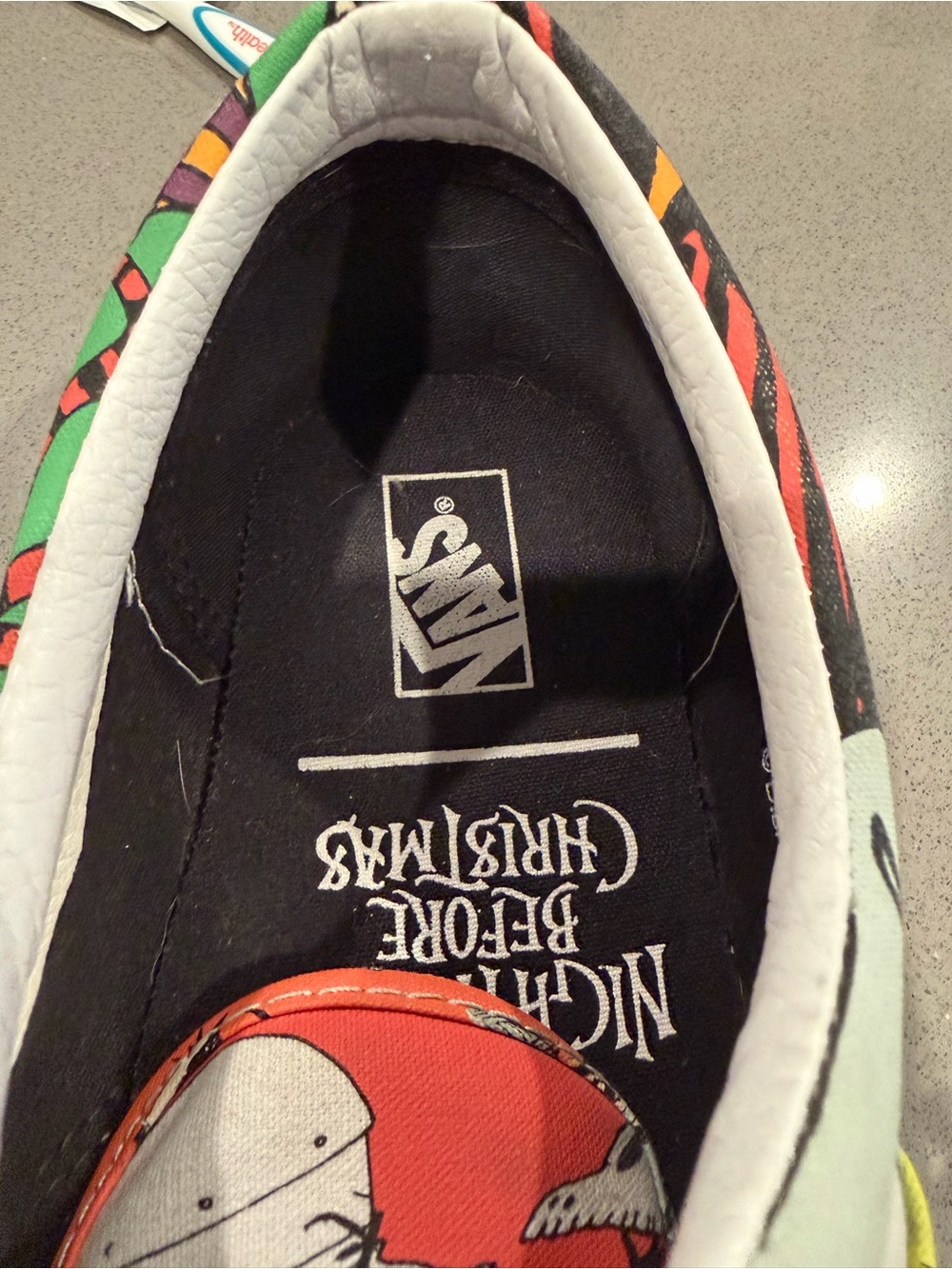 Rare Disney Nightmare Before Christmas Vans Men 10.5 Women 12 Shoes - Picture 9 of 12